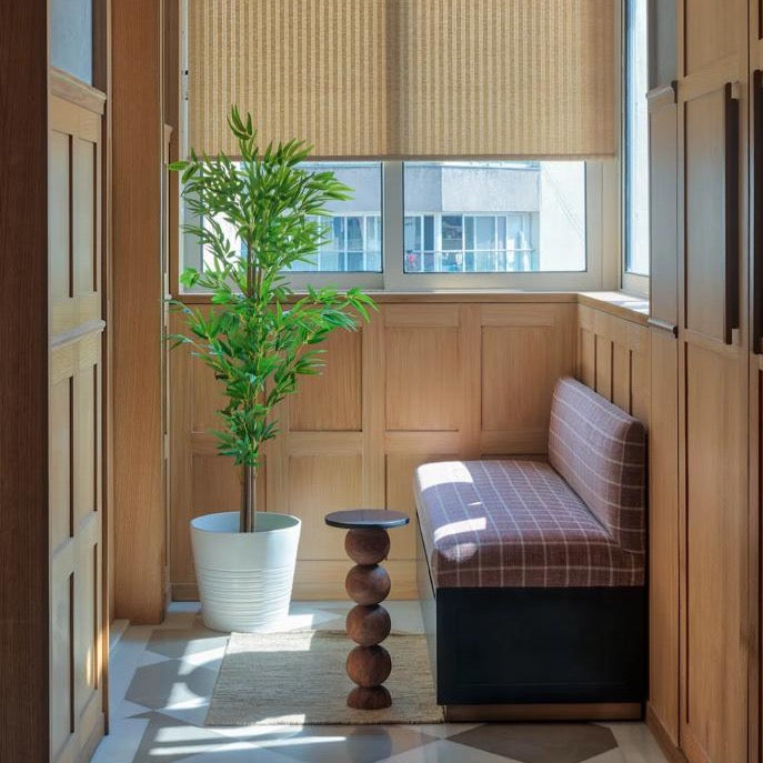 Ball Pack Table - Brown