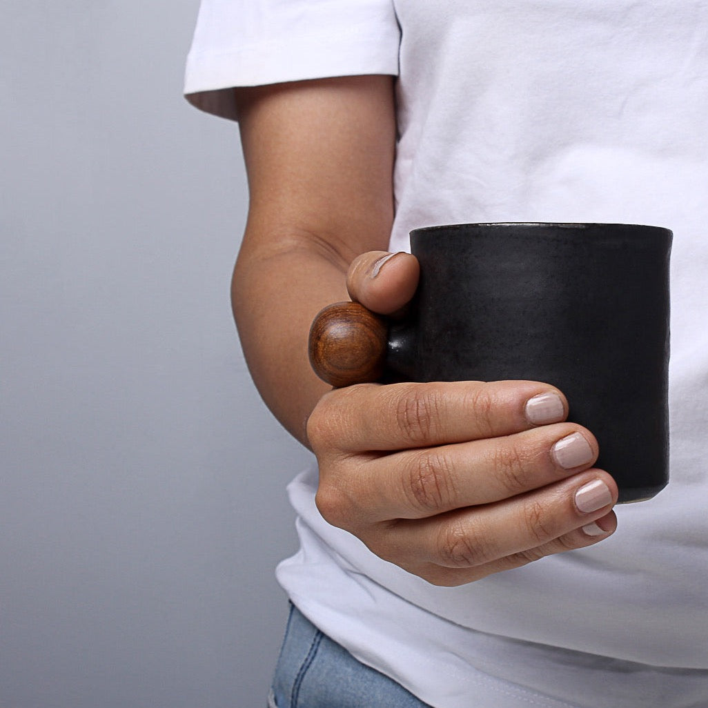 Black Ball Mug