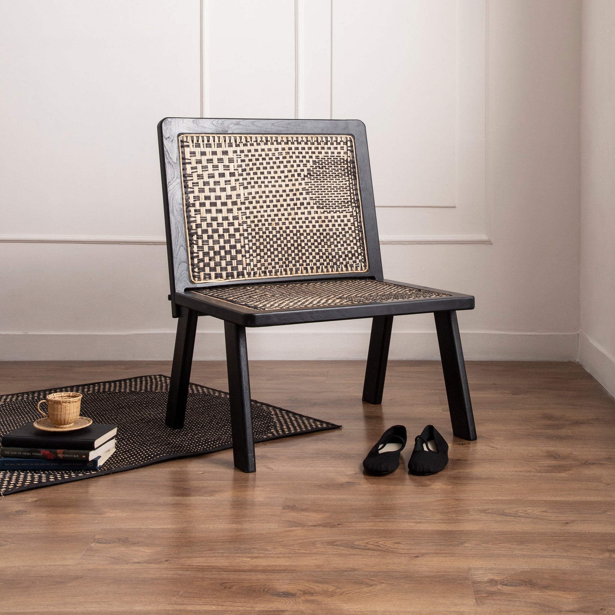 Cane Chair - Black