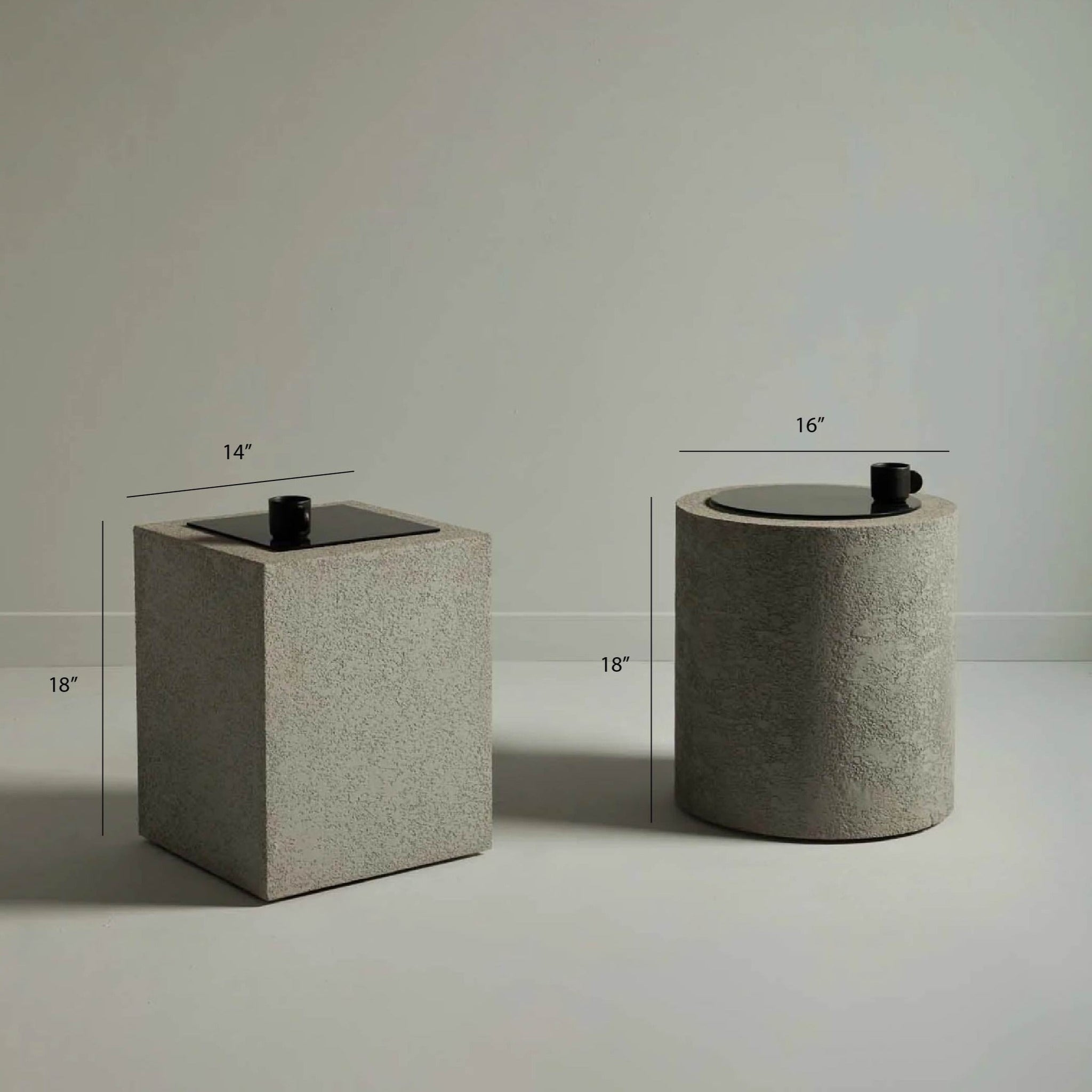 Concrete Tables - Set of 2