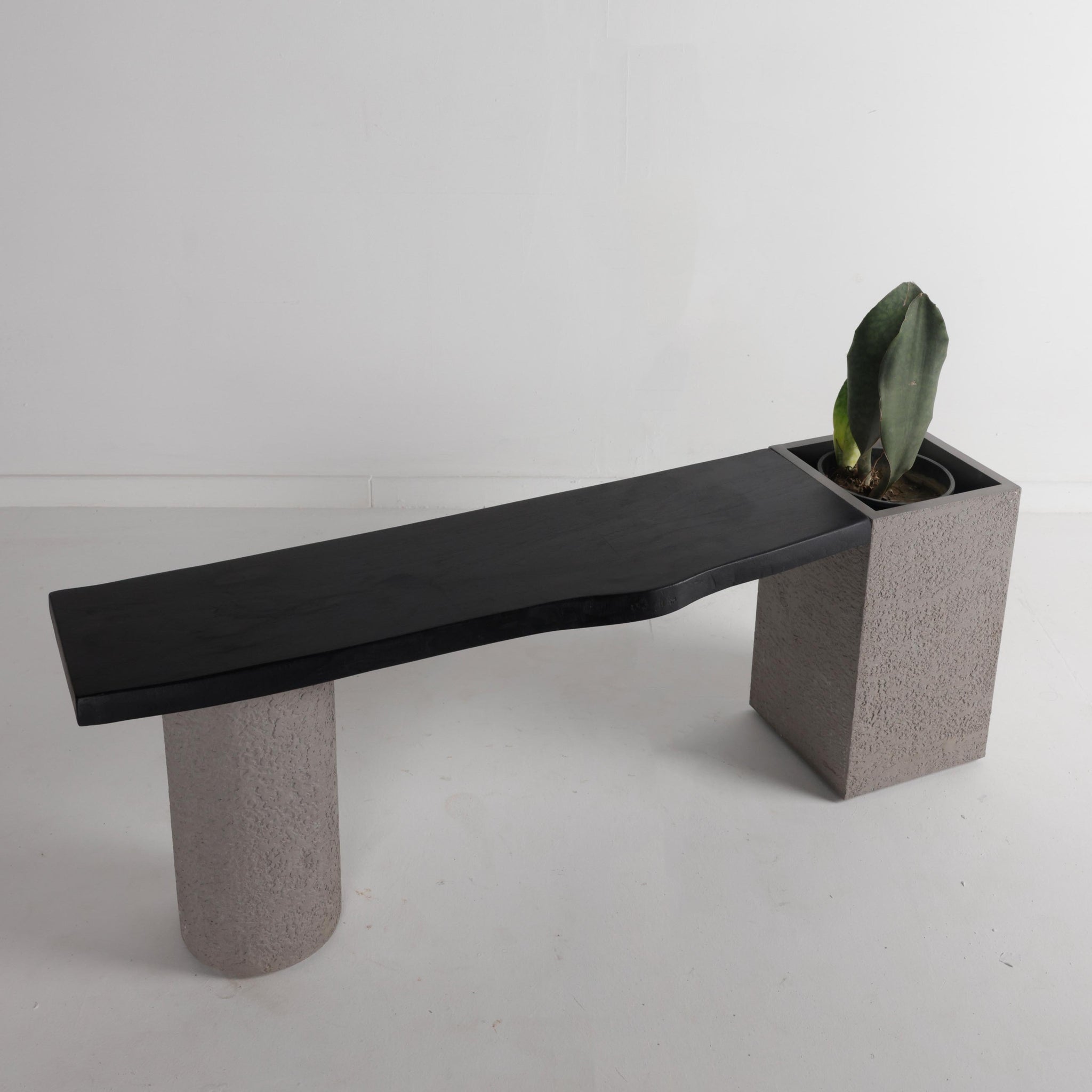 Dot Square Planter Bench