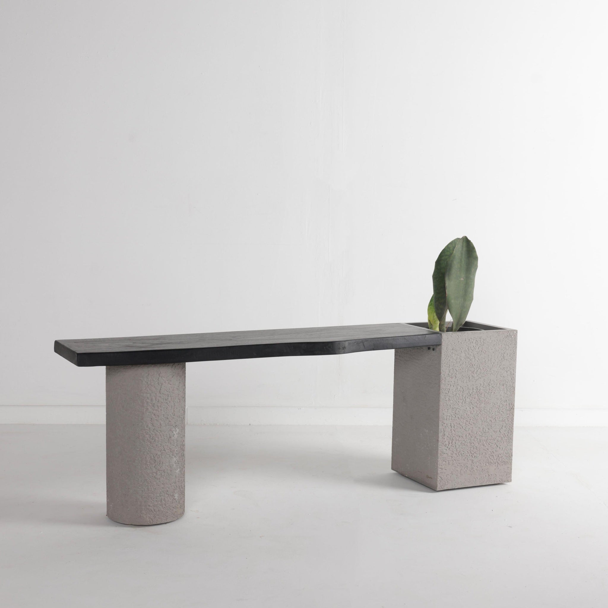 Dot Square Planter Bench