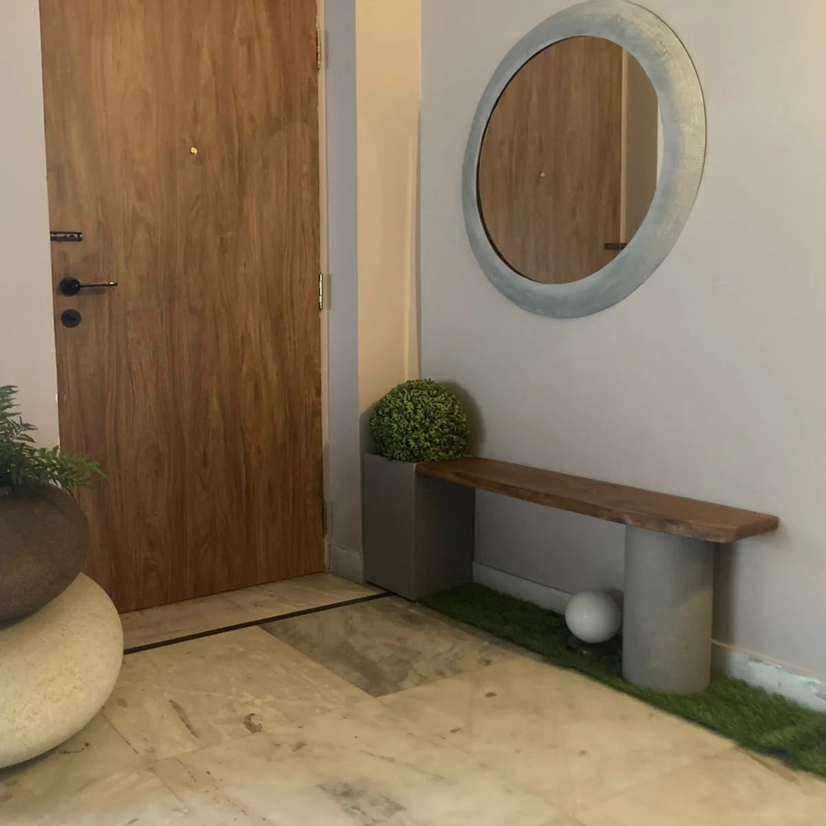 Dot Square Planter Bench