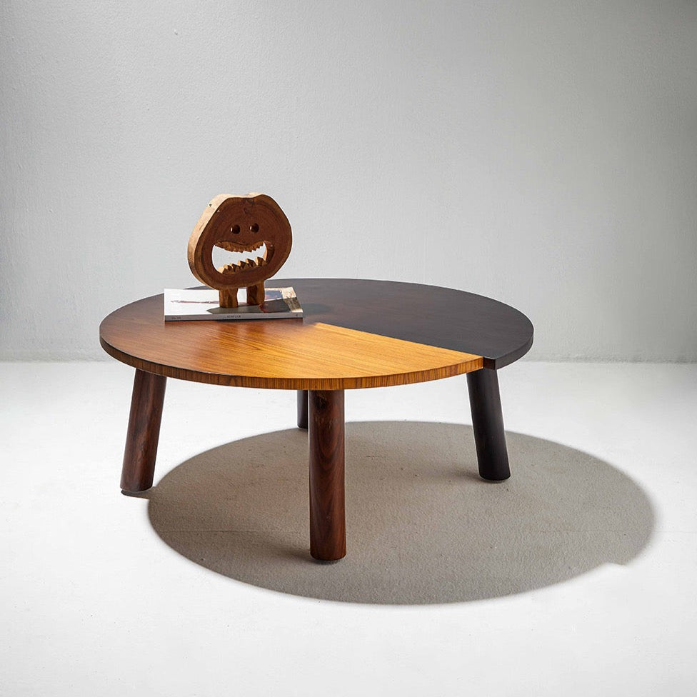 double circle coffee table