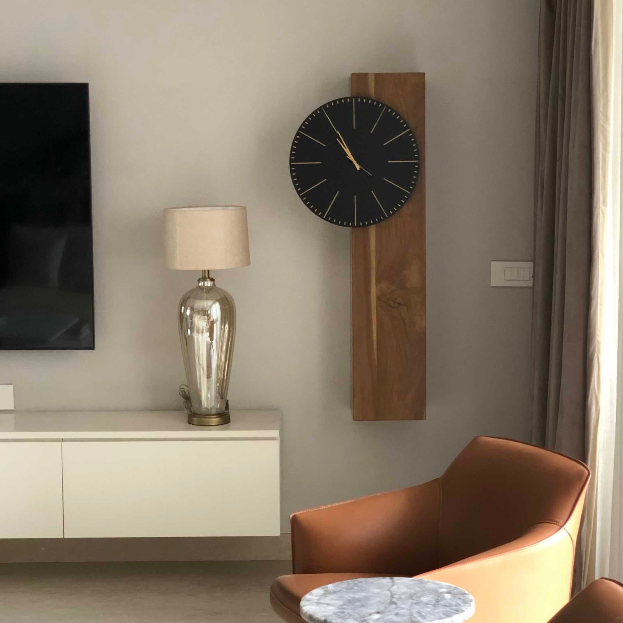 Off Centre Grandfather Clock