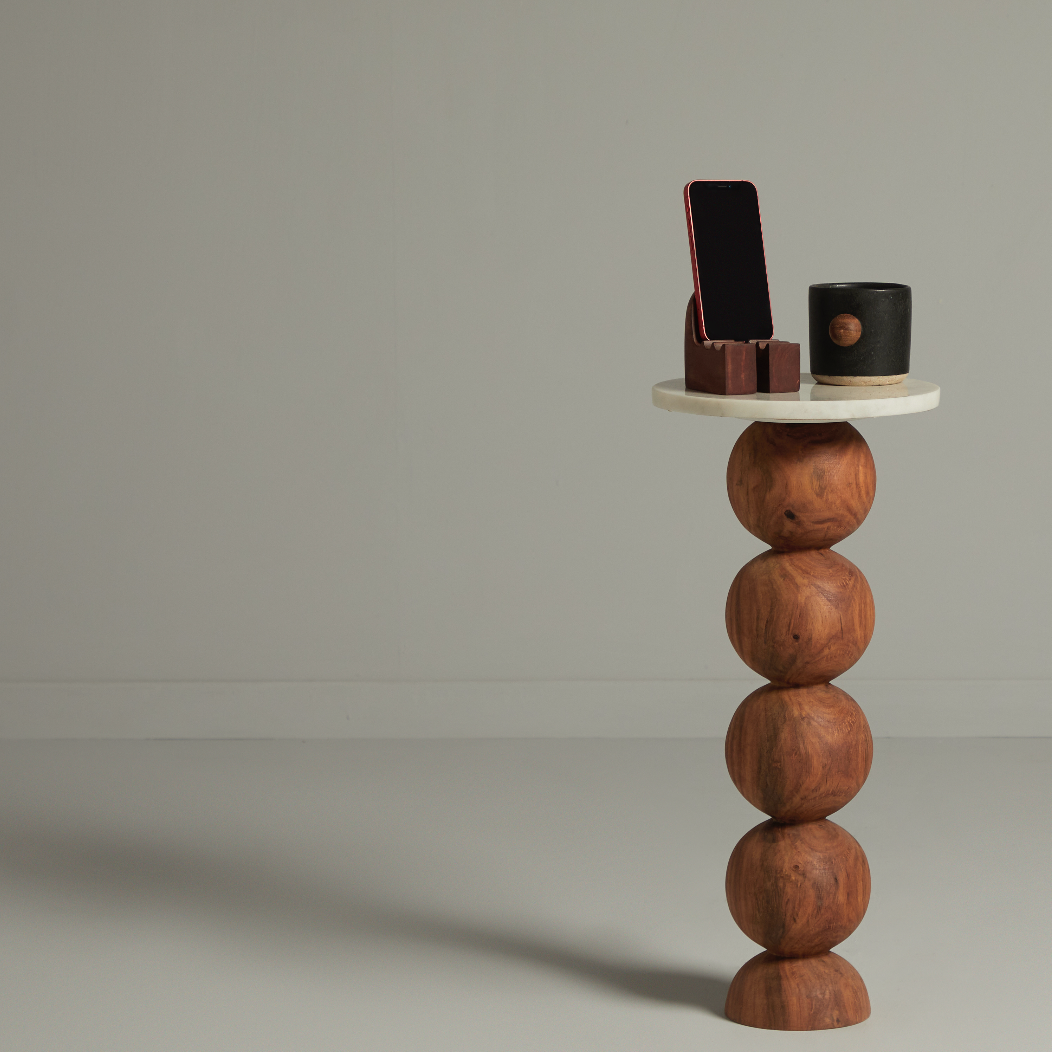 Ball Pack Table - Brown