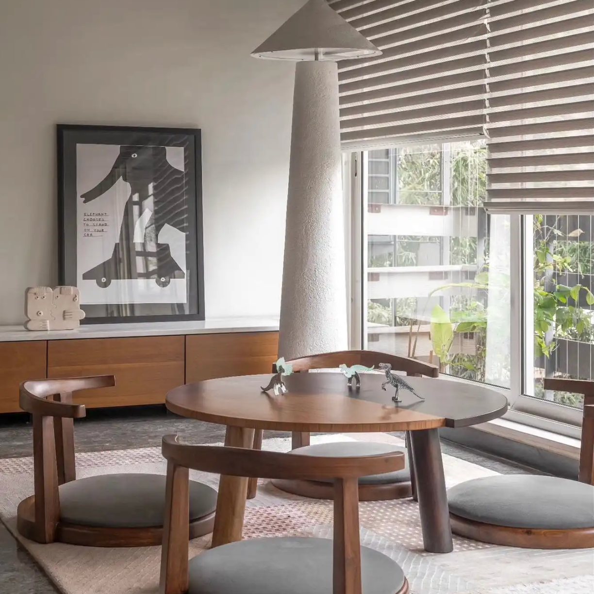 double circle coffee table