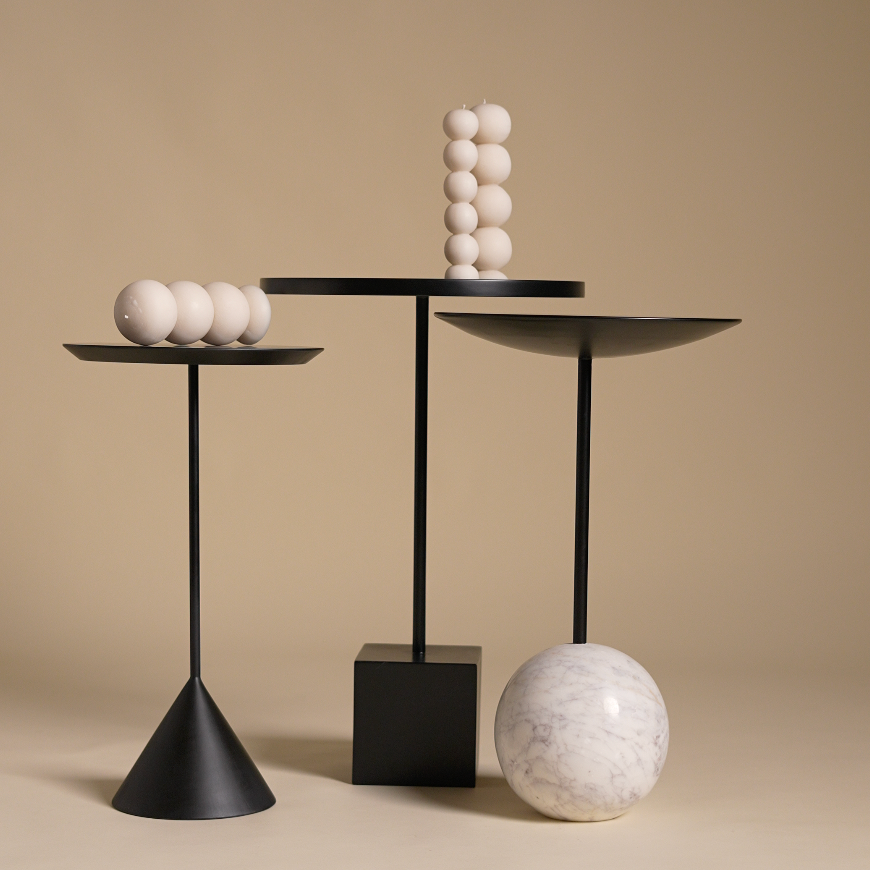 Orb Nesting Tables - Set of 3