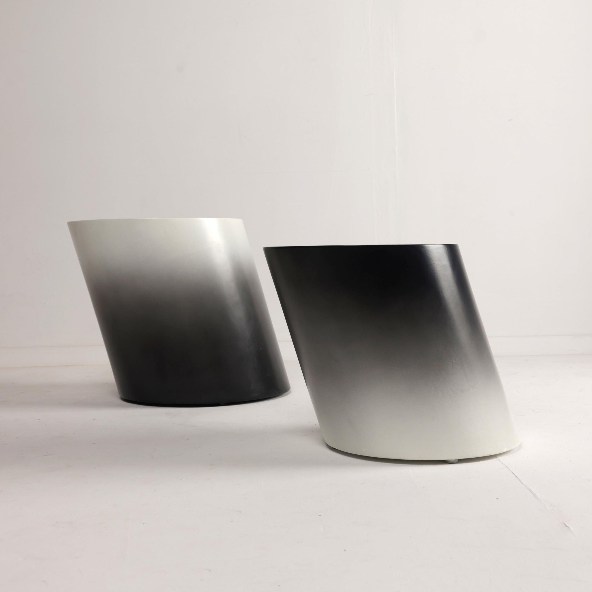 Smoked Side Tables - Set of 2