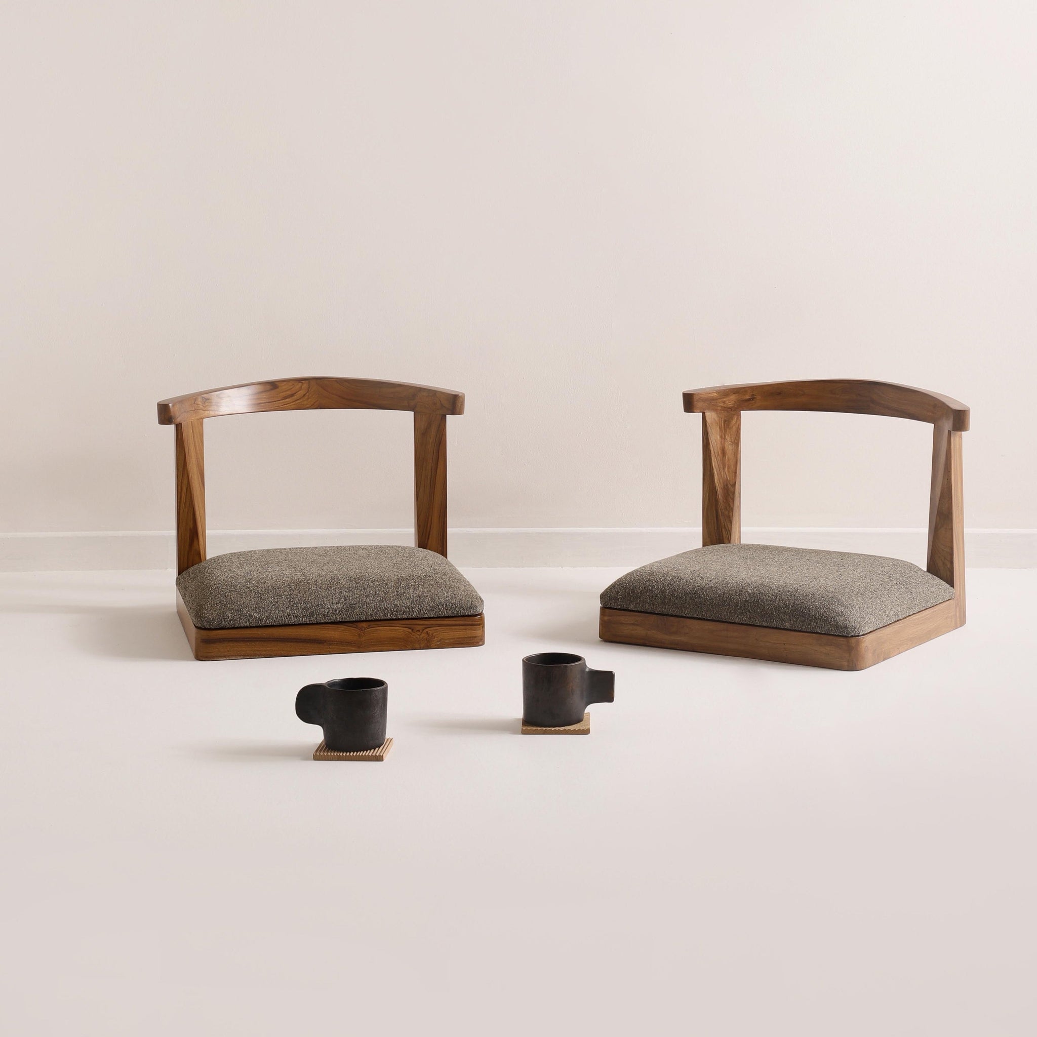 Square Floor Chair - Set of 2