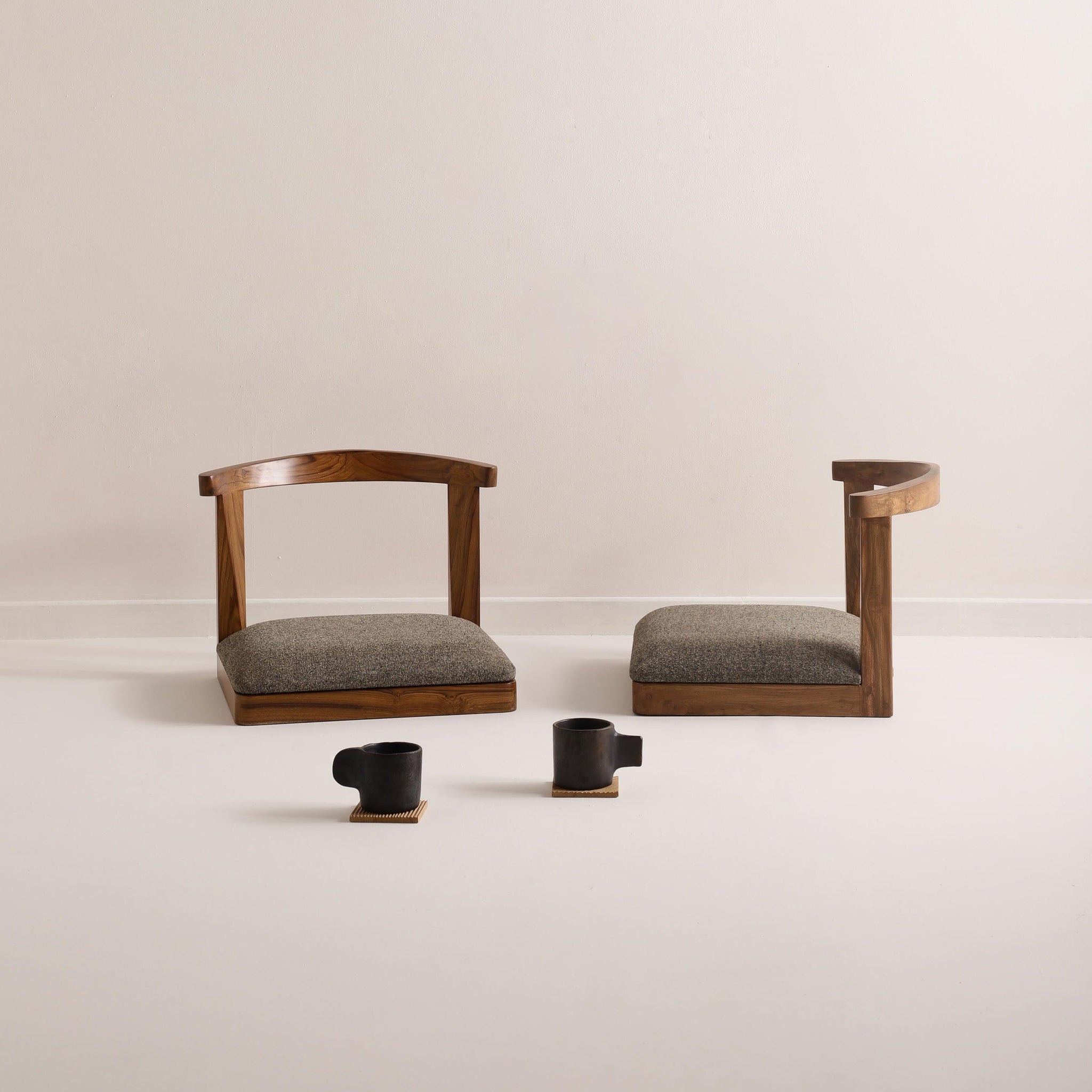 Square Floor Chair - Set of 2