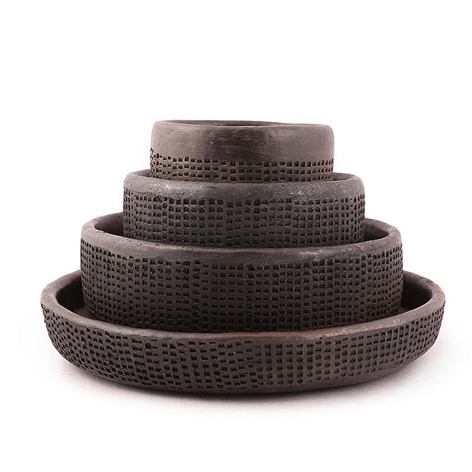 Square Texture Narrow Bowl